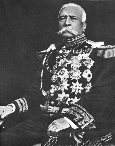 Porfirio Diaz of Mexico, c.1910 by Pablo Viau